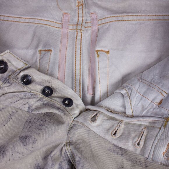 RICK OWENS DRKSHDW archival dirty gray cotton jeans - Picture 6 of 10